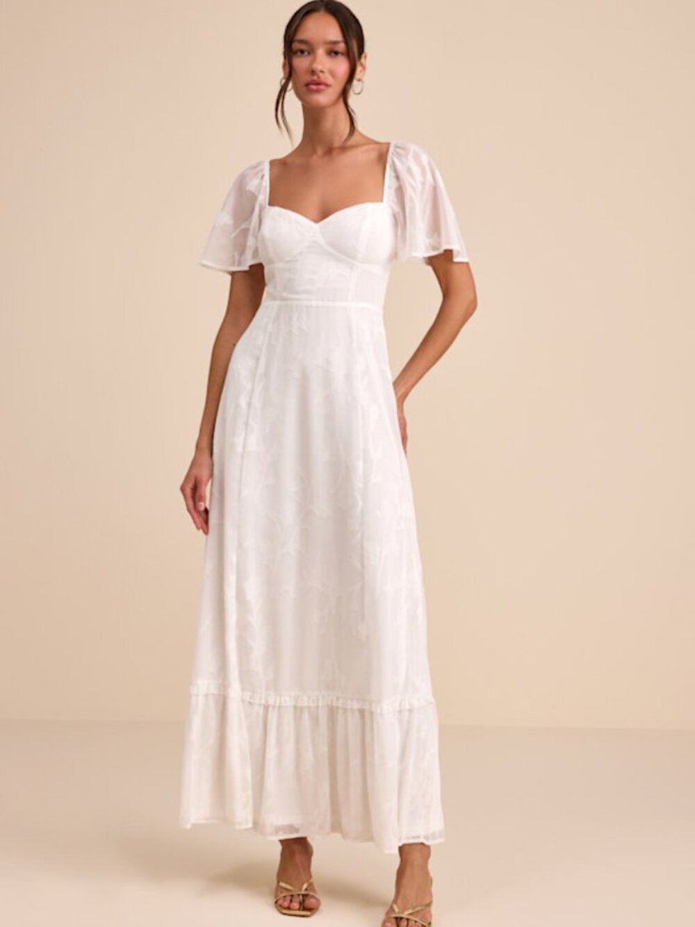 Jacquard Maxi Dress